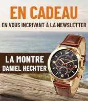 Une Montre Offerte en vous inscrivant à la newsletter
