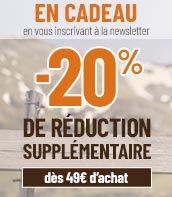 -20% offert en vous inscrivant à la newsletter