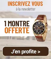 Une montre Daniel HECHTER offerte en vous inscrivant à la newsletter