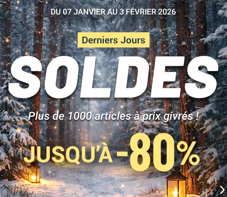 Soldes homme jusqu'à -80%