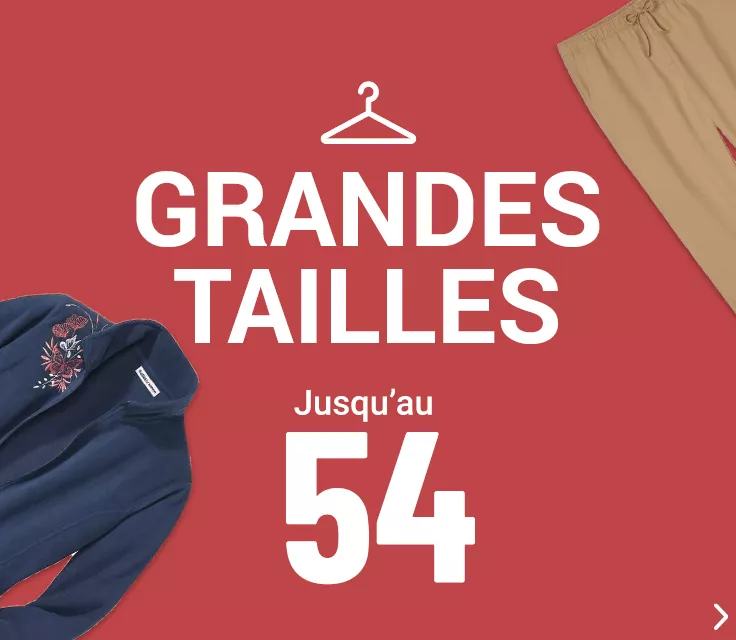 Vêtements Grandes Tailles femme jusqu'au 54