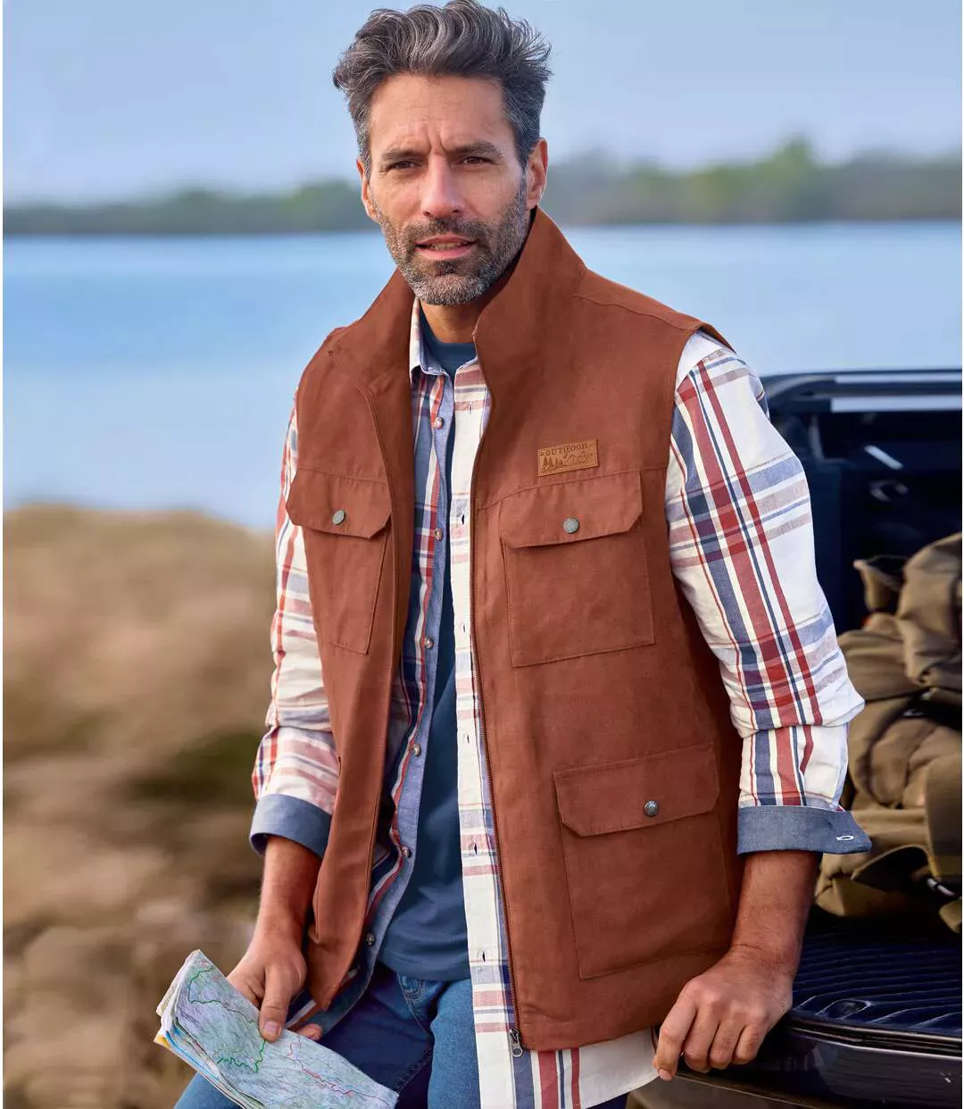 XPJYUA Heren vesten heren vest slim fit manchetknopen sets mannelijk mouwloos V-hals vest feest stropdas voor bruiloft bruidegommannen (MJ-0028, XL