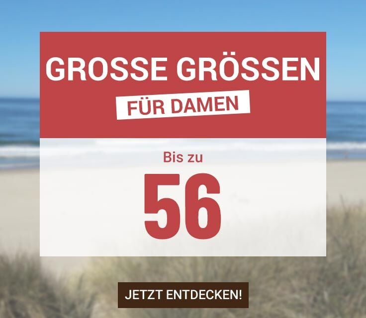 Grosse Grössen Damen bis zu 56
