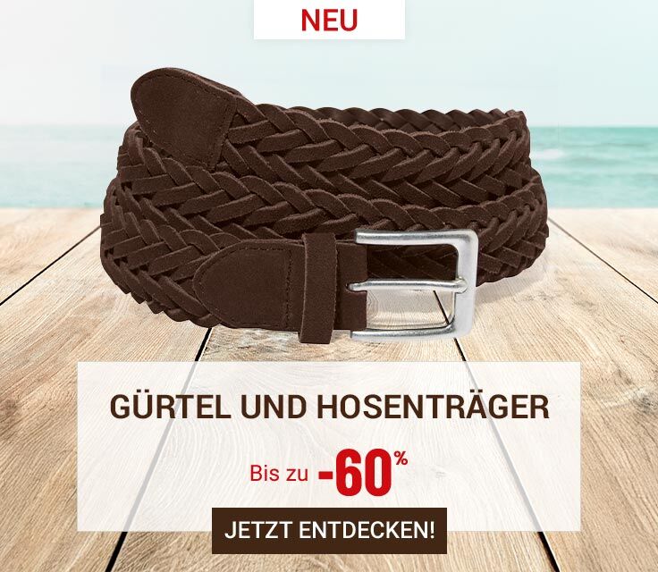 Gürtel und Hosenträger