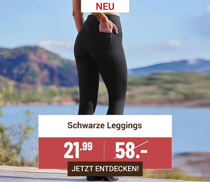 Schwarze Leggings