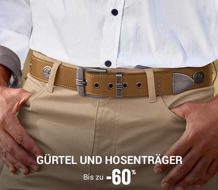 Gürtel und Hosenträger