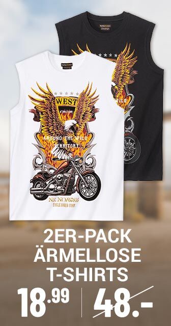 2er-Pack ärmellose T-Shirts