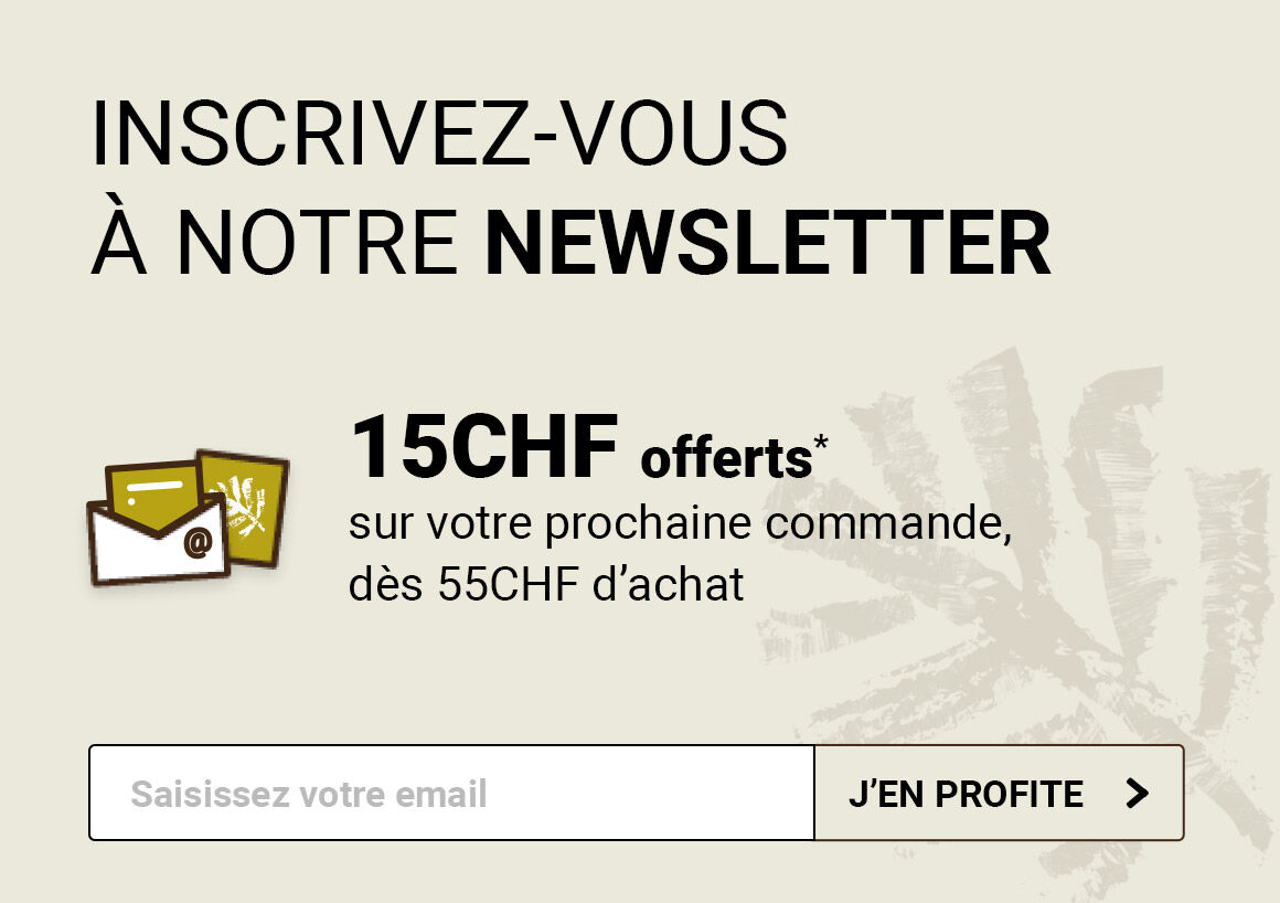 Inscrivez-vous à notre newsletter