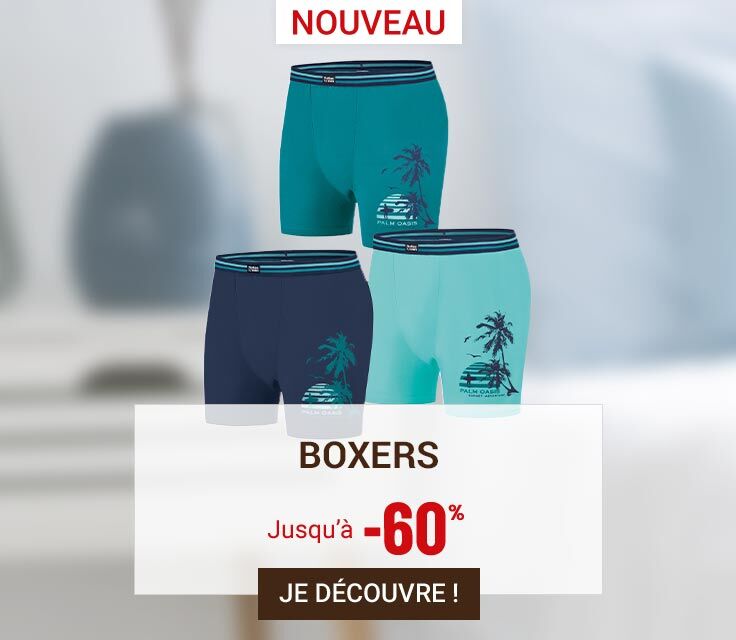 Lot de 3 Boxers Stretch Confort Summer