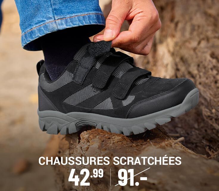 Chaussures Scratchées Tout-Terrain