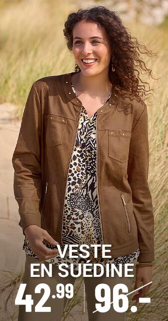 Veste en Suédine Cloutée