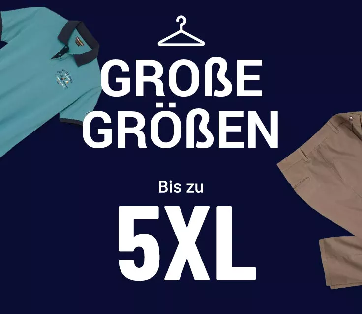 herren bekleidung in grossen grossen in 2XL 3XL 4XL und 5XL