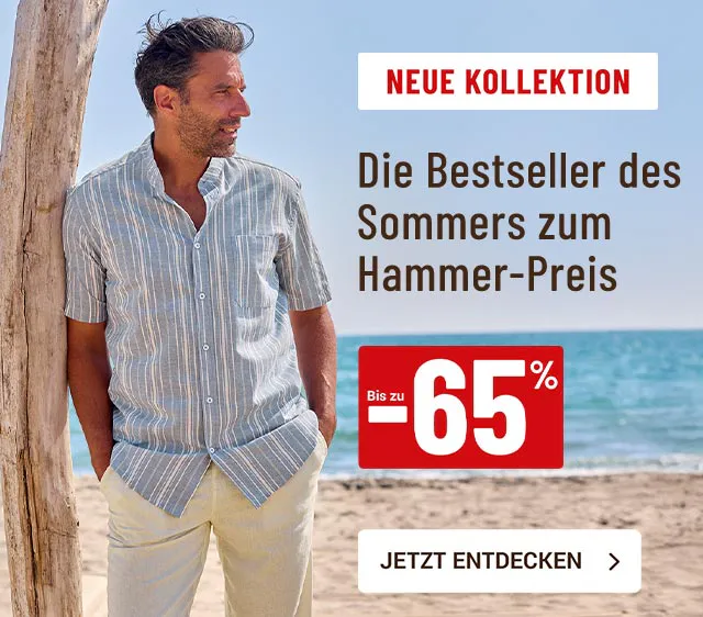 Die Bestseller des Sommers bis zu minus 65 prozent reduziert