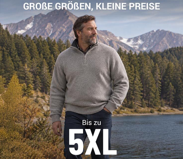herren bekleidung in grossen grssen in 2XL 3XL 4XL und 5XL