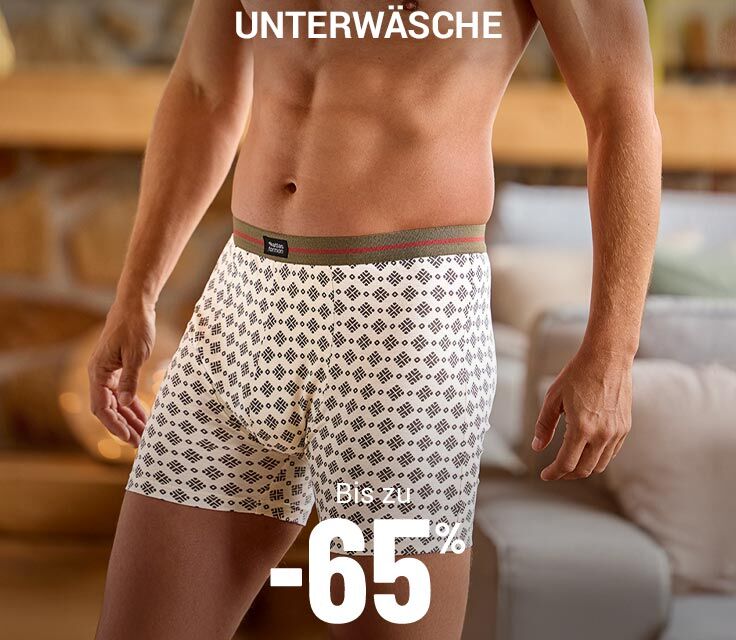 Unterwäsche reduziert