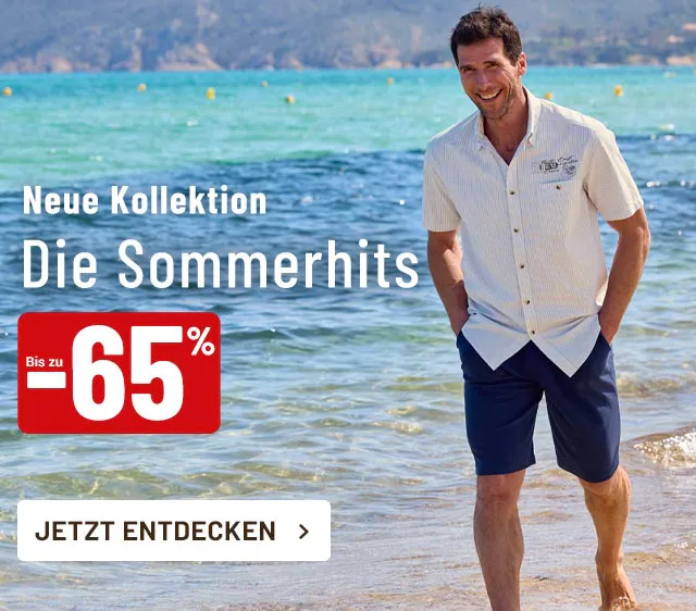Die Sommerhits bis zu minus 65 prozent reduziert
