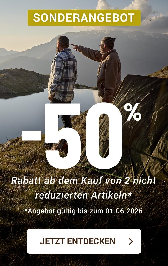 50% Rabatt für den Kauf von 2 nicht reduzierten Artikeln. Aktivieren Sie das Angebot direkt im Warenkorb!