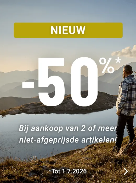 -50% op 2 niet-afgeprijsde artikelen