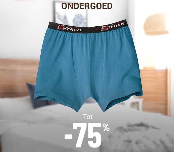 Ondergoed tot -75% 