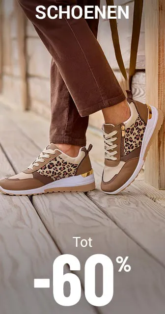 Schoenen tot min 60 procent