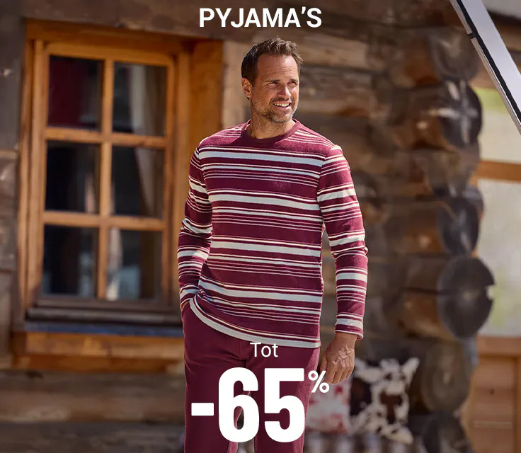 Loungewear tot min 65 procent