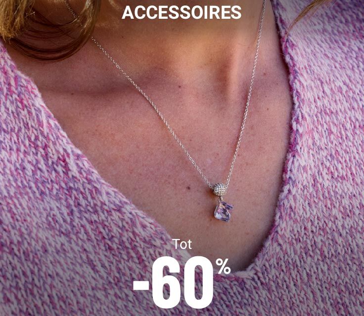 Accessoires tot min 60 procent
