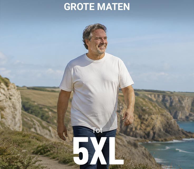 Grote maten tot 5XL