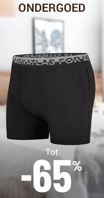Ondergoed tot min 65 procent