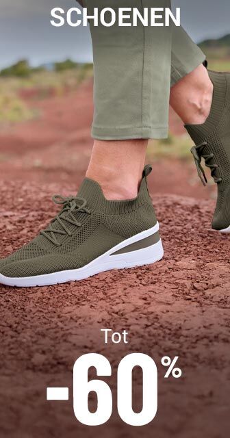 Schoenen tot min 60 procent