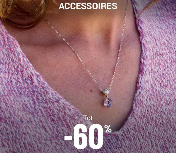 Accessoires tot min 60 procent