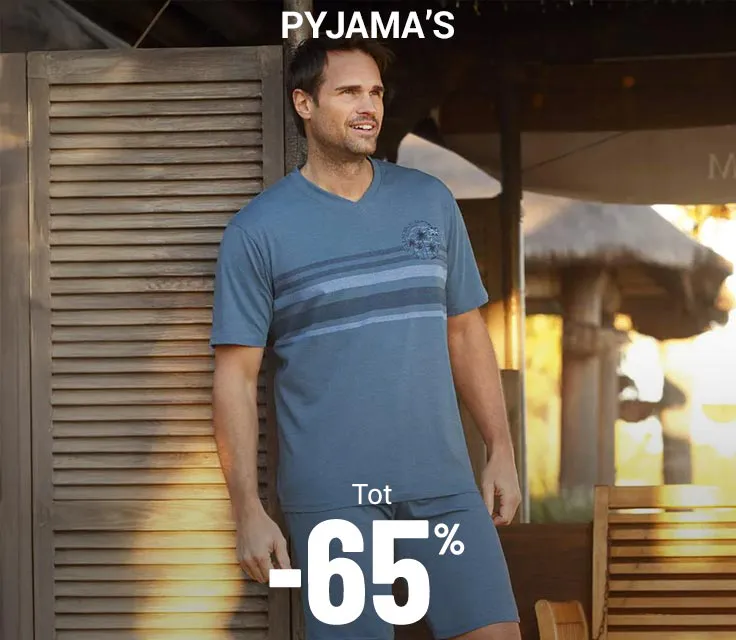 Loungewear tot min 65 procent