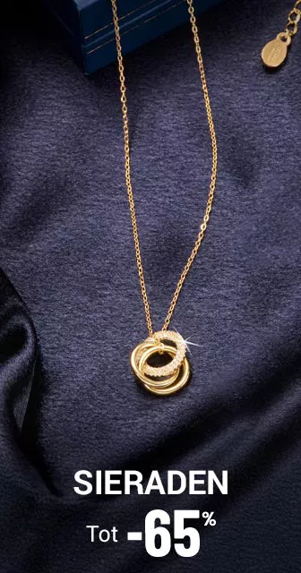 Sieraden tot min 65 procent