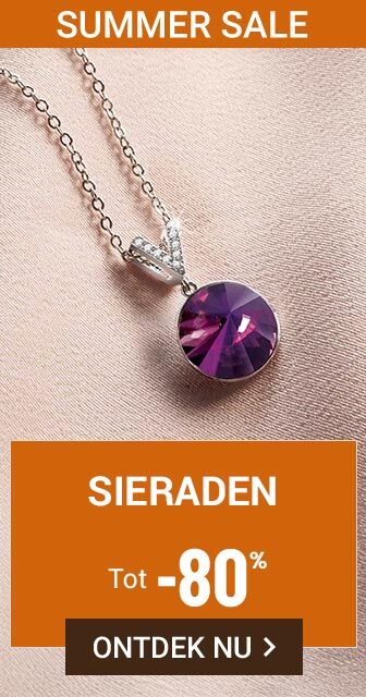 Sieraden tot min 80 procent