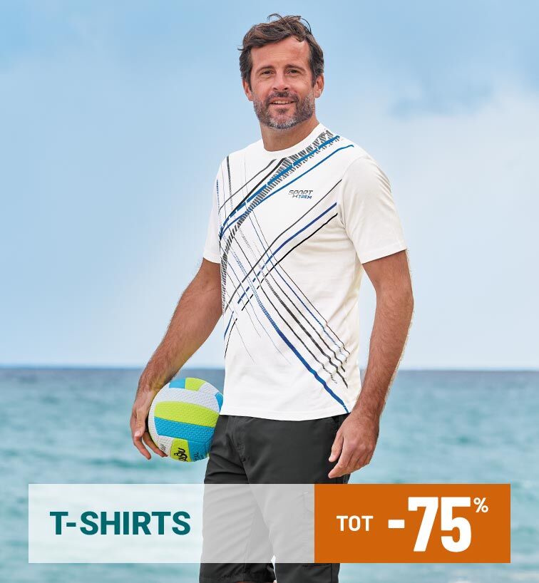 T=shirts tot min 75 procent