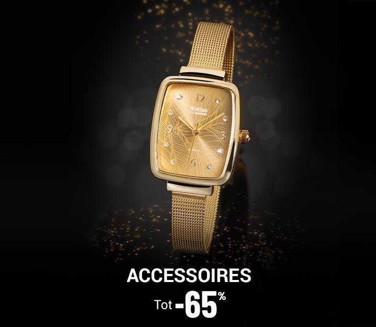 Accessoires tot min 65 procent