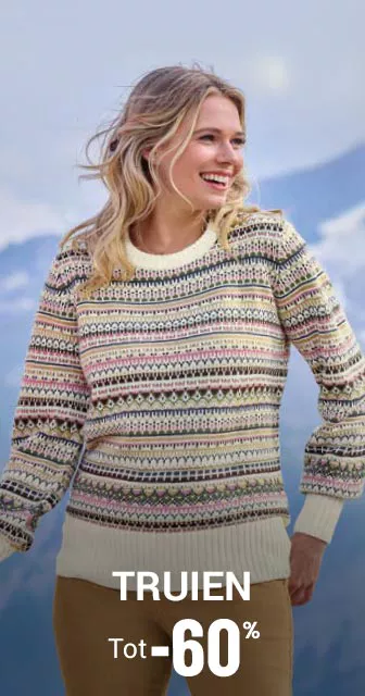 Truien tot min 60 procent