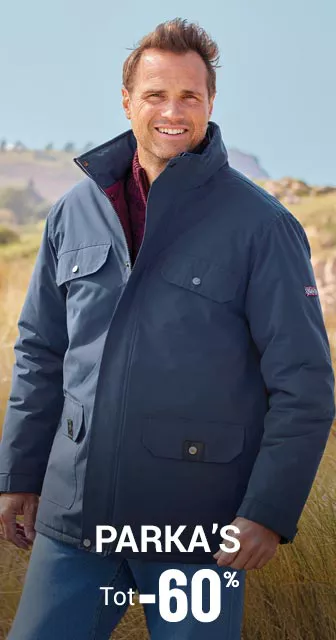 Parka's tot min 60 procent