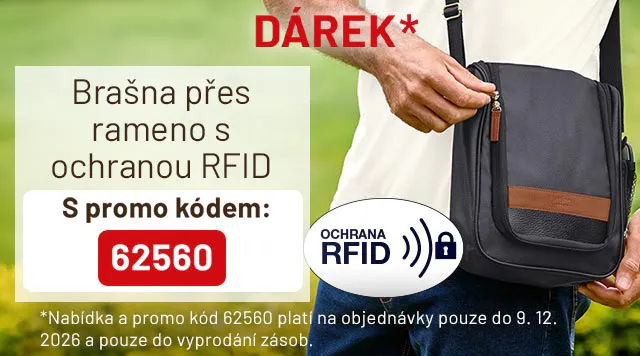 Brašna přes rameno s ochranou RFID S promo kódem: 62560