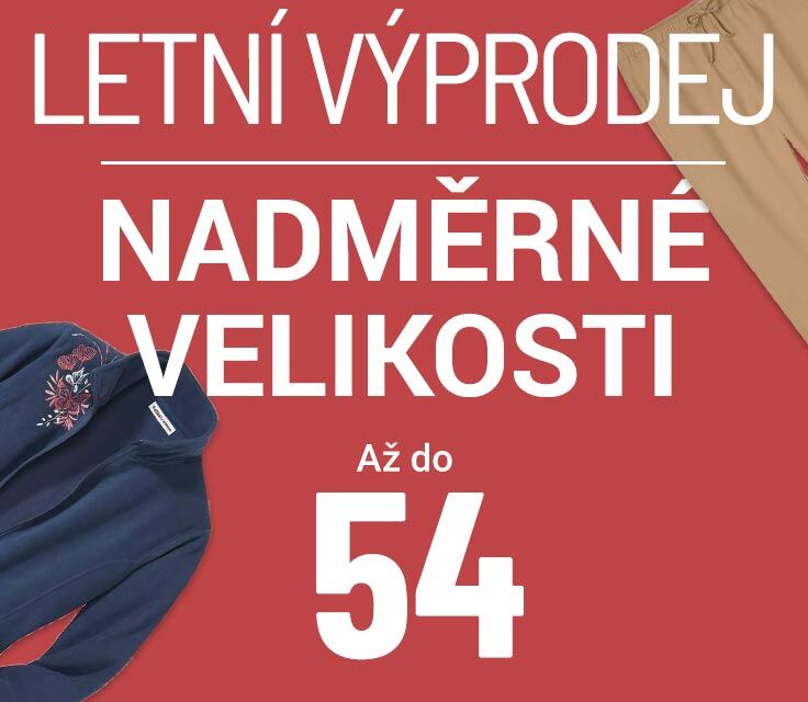 Dámské nadměrné velikosti