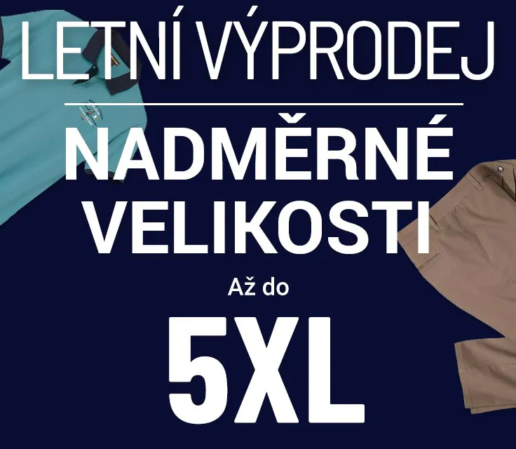 Pánské nadměrné velikosti