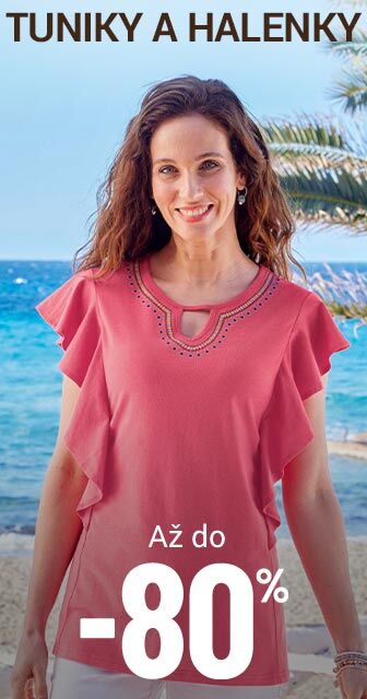 Dámské tuniky se slevou až do -80 % 