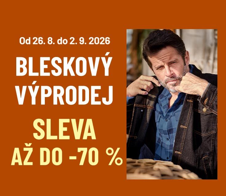 Bleskový pánský výprodej