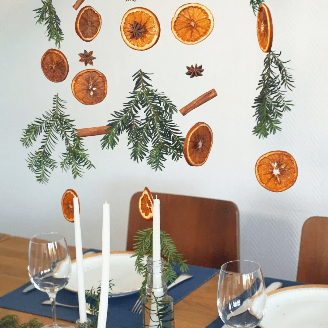 Vyrobte si vánoční ozdobu z citrusů a koření