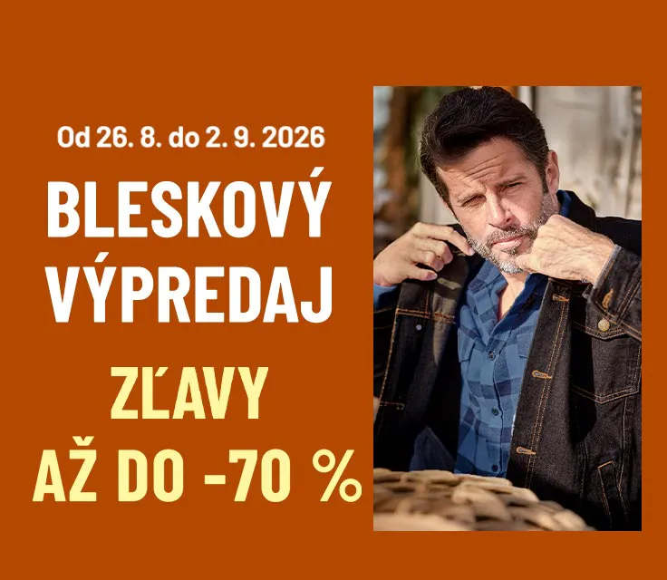 Bleskový výpredaj pre mužov
