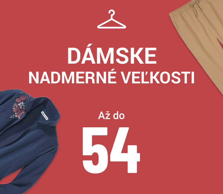 Dámske nadmerné veľkosti