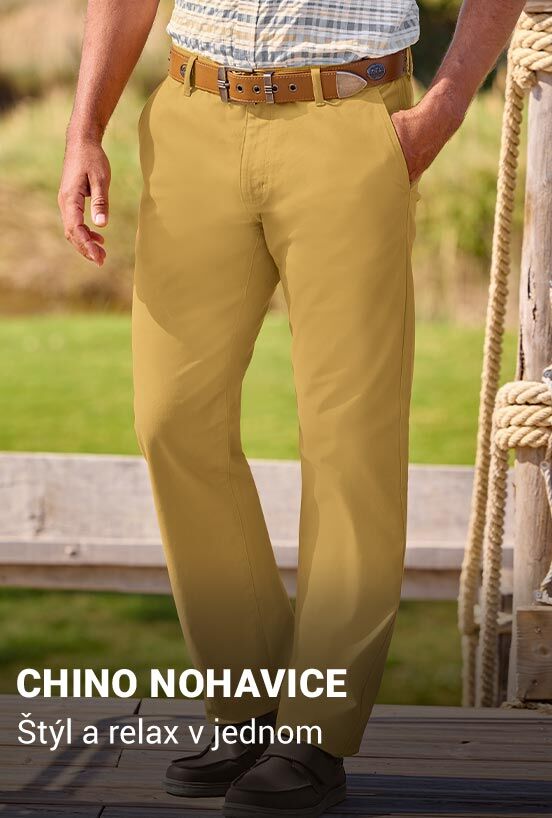 Pánske chino nohavice za nízke ceny