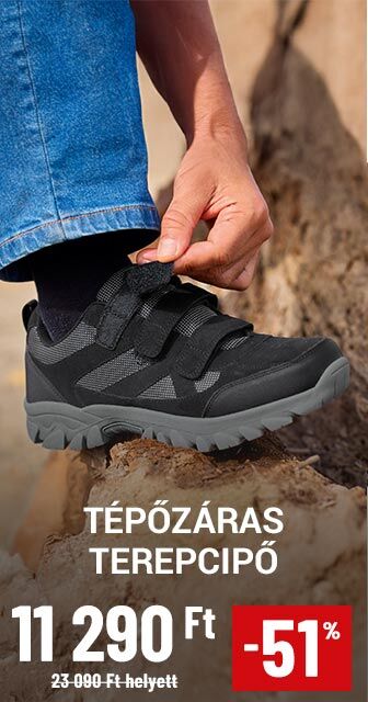 Tépőzáras terepcipő