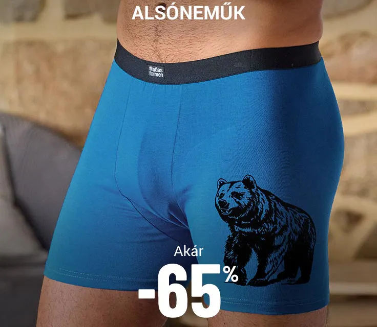 Alsóneműk akár 65 százalék kedvezménnyel