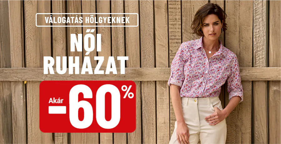 Női Ruházat Akár -60%