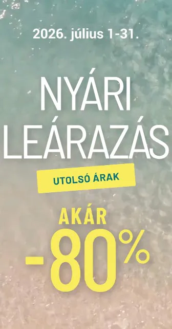 Nyári leárazás akár 80 százalék kedvezménnyel